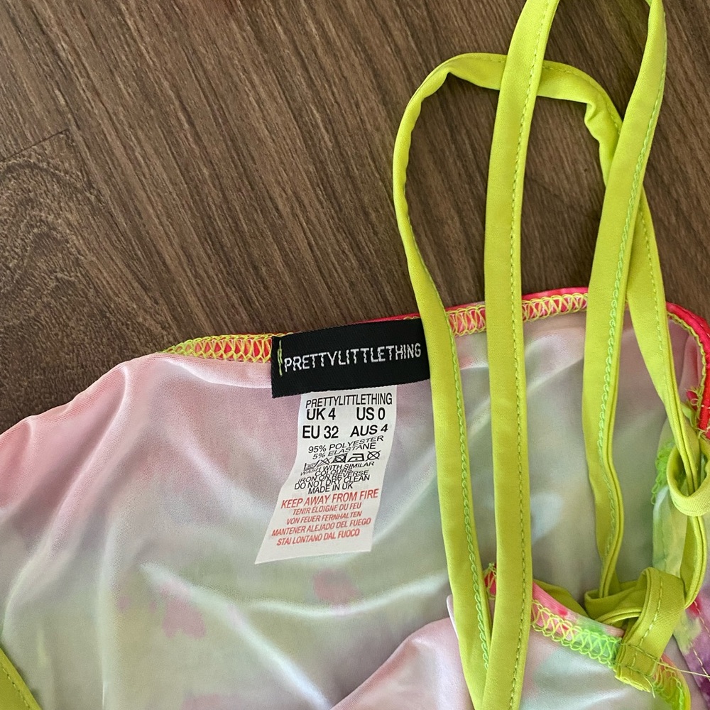 Multi Lime Printed Summer Two Piece - image 6